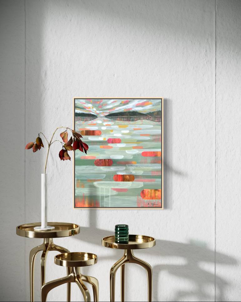 Original Abstract Expressionism Abstract Painting by Alissa Kim Tjen