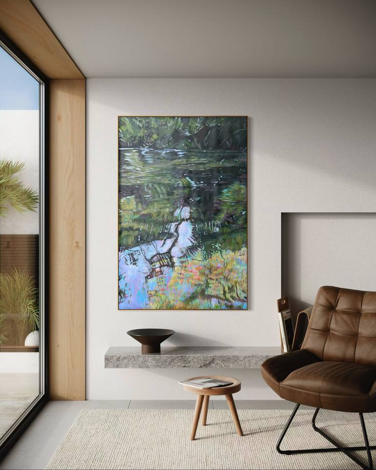 Original Abstract Expressionism Abstract Painting by Alissa Kim Tjen