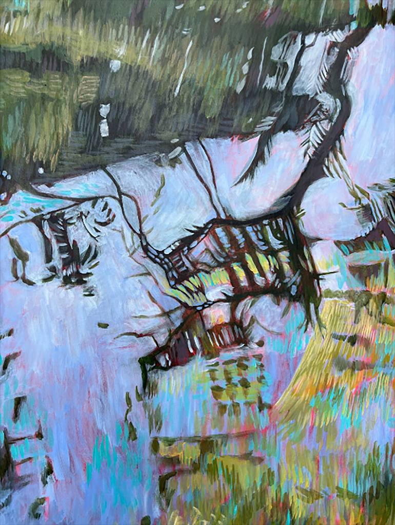 Original Abstract Expressionism Abstract Painting by Alissa Kim Tjen