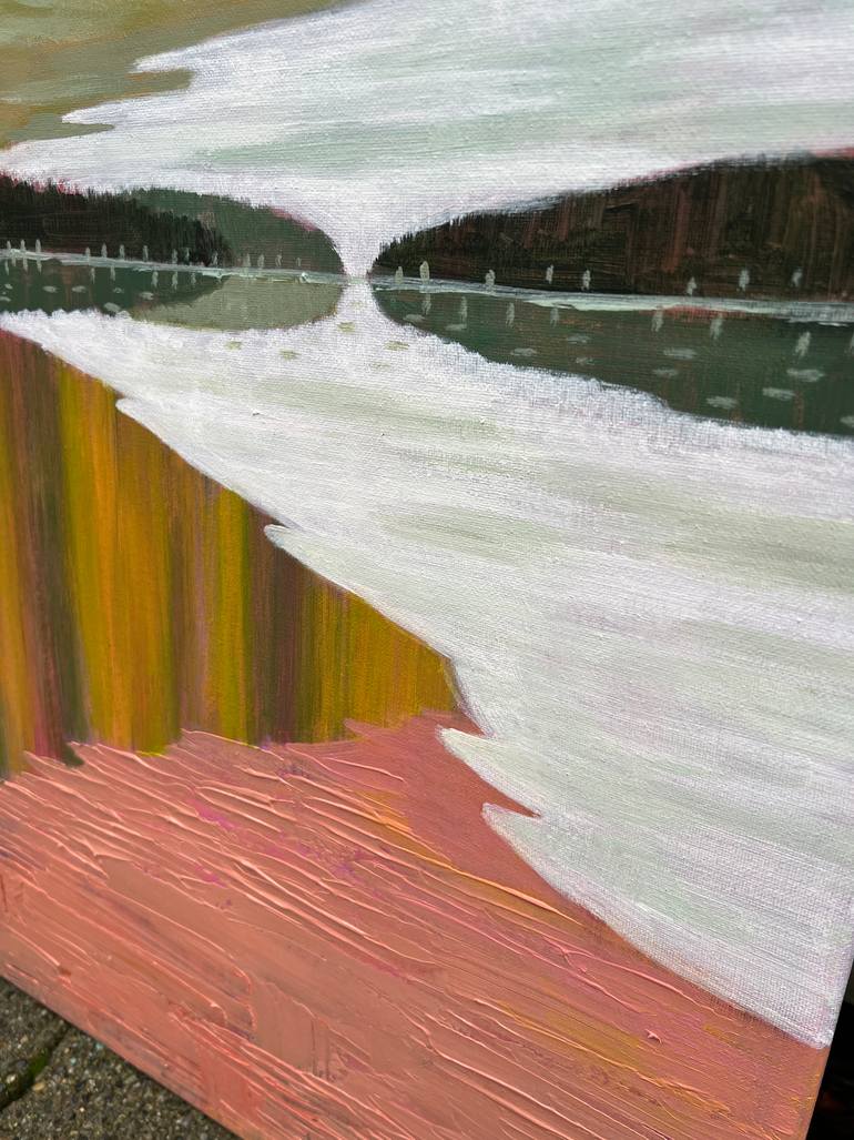 Original Abstract Expressionism Abstract Painting by Alissa Kim Tjen