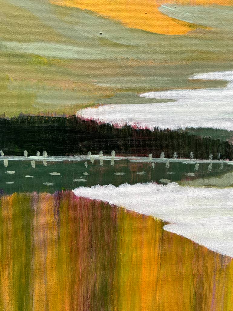 Original Abstract Expressionism Abstract Painting by Alissa Kim Tjen