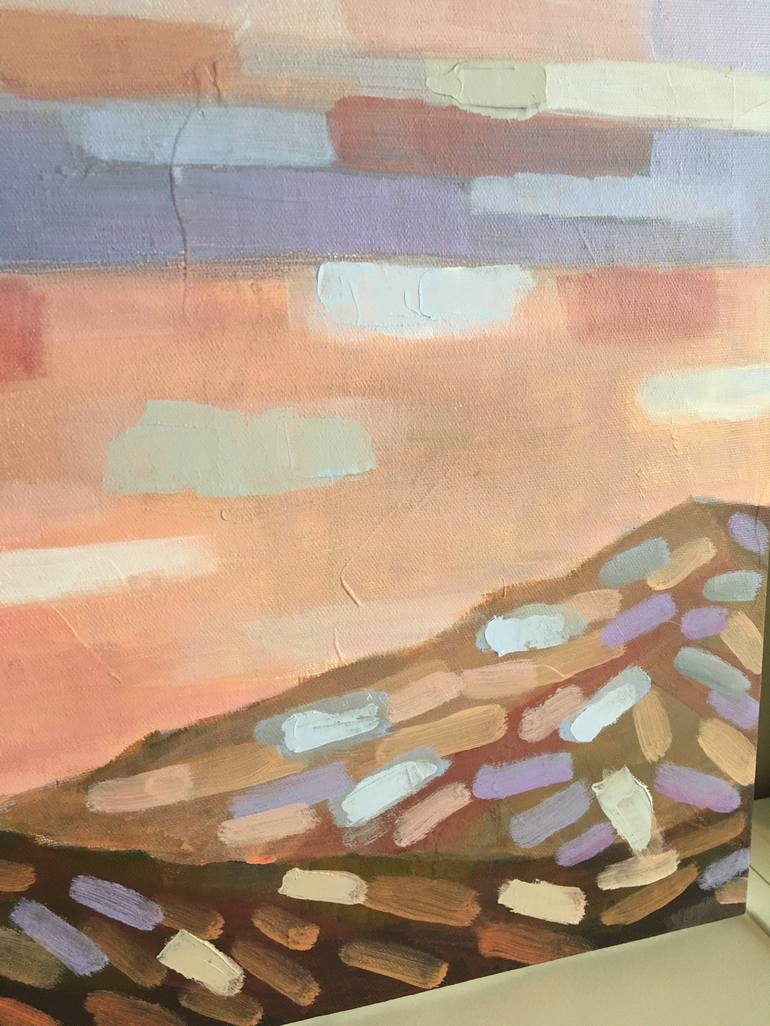Original Abstract Landscape Painting by Alissa Kim Tjen