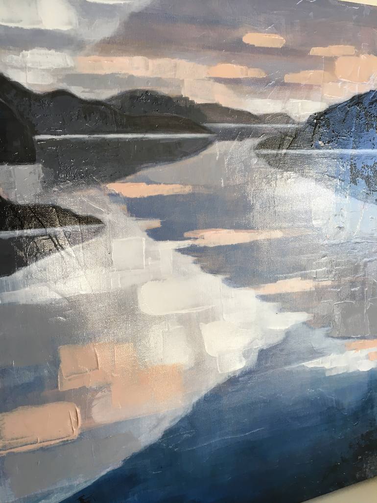 Original Abstract Nature Painting by Alissa Kim Tjen