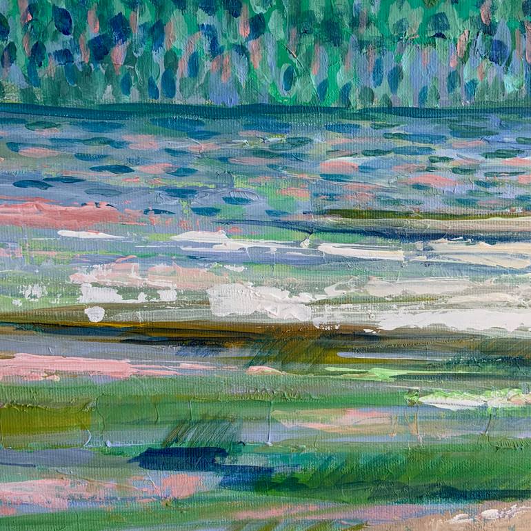 Original Abstract Expressionism Landscape Painting by Alissa Kim Tjen