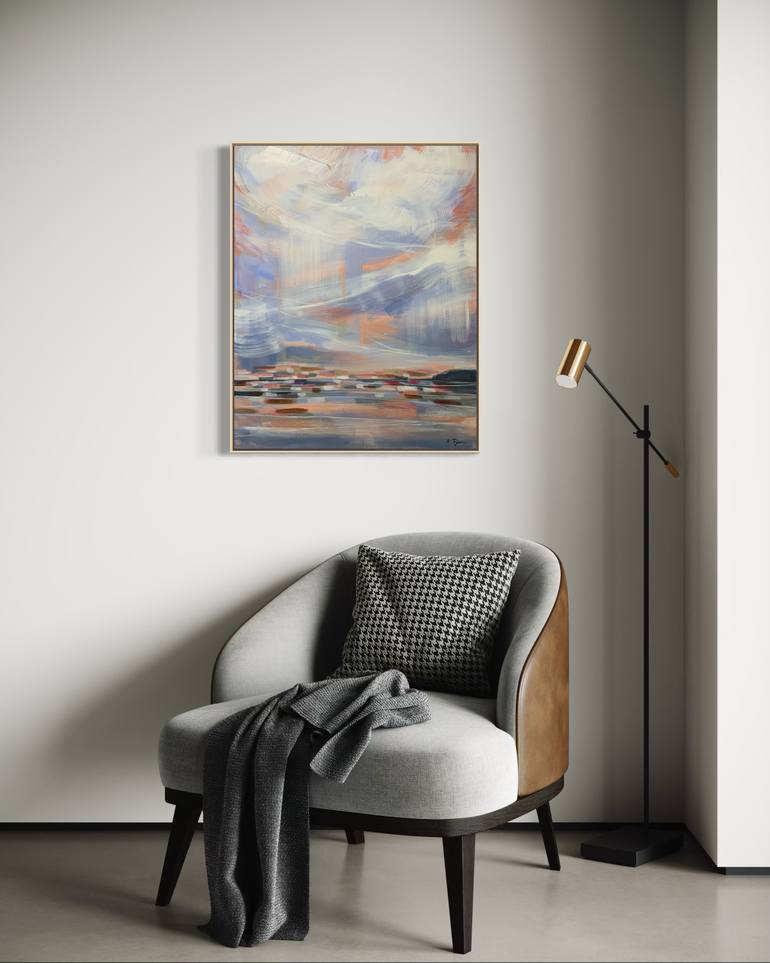 Original Abstract Expressionism Abstract Painting by Alissa Kim Tjen