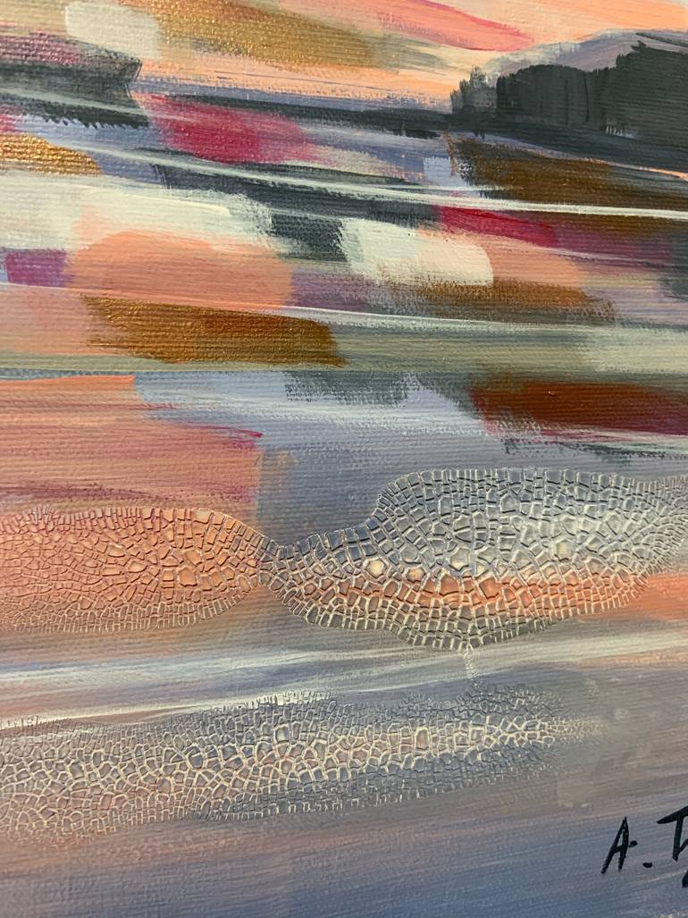 Original Abstract Expressionism Abstract Painting by Alissa Kim Tjen