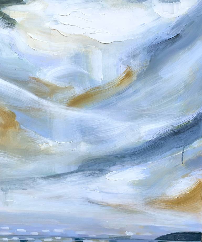 Original Abstract Expressionism Abstract Painting by Alissa Kim Tjen