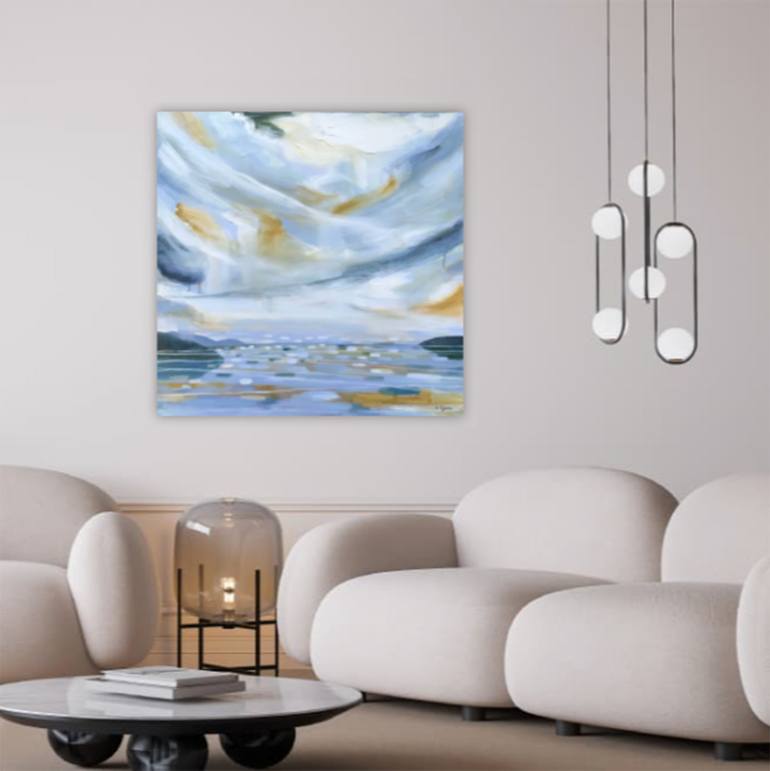 Original Abstract Expressionism Abstract Painting by Alissa Kim Tjen