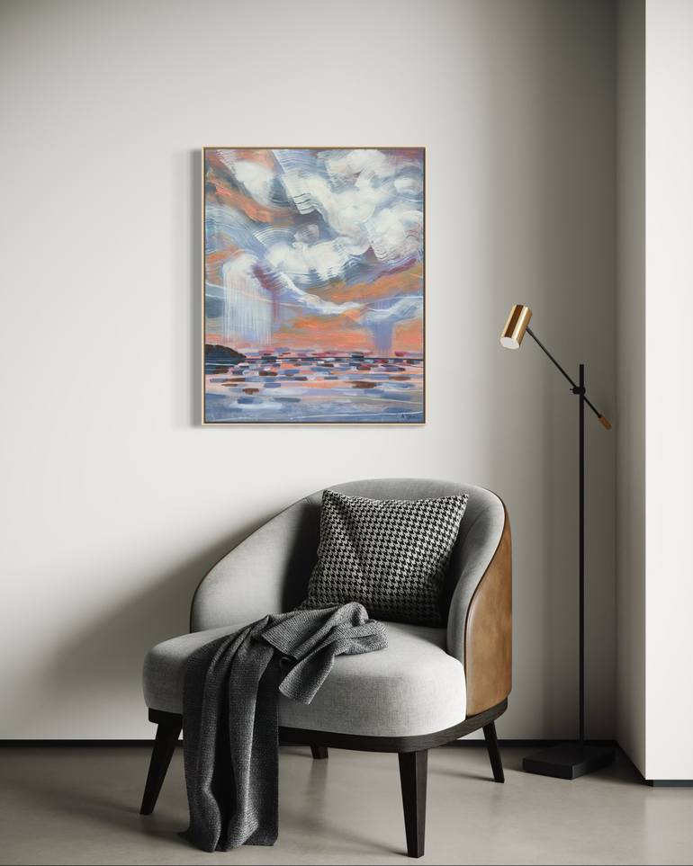 Original Abstract Expressionism Abstract Painting by Alissa Kim Tjen