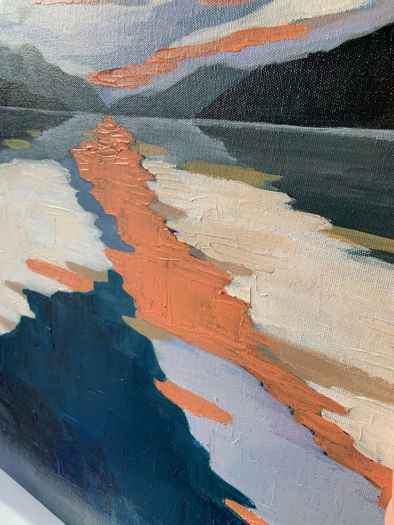 Original Abstract Expressionism Abstract Painting by Alissa Kim Tjen