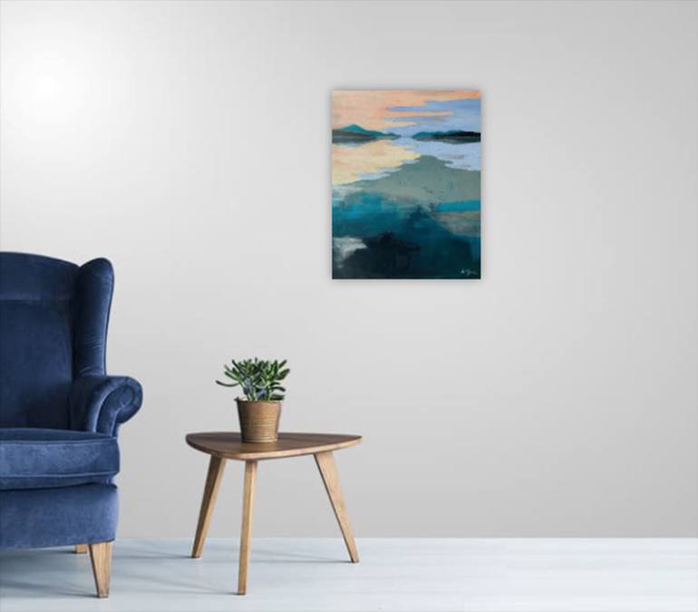 Original Abstract Painting by Alissa Kim Tjen