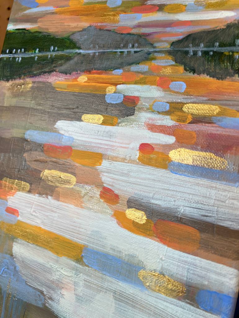 Original Abstract Expressionism Abstract Painting by Alissa Kim Tjen