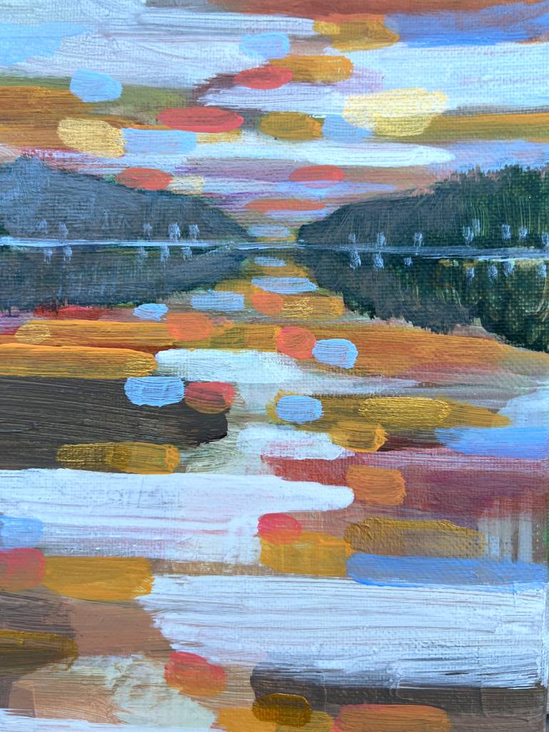 Original Abstract Expressionism Abstract Painting by Alissa Kim Tjen