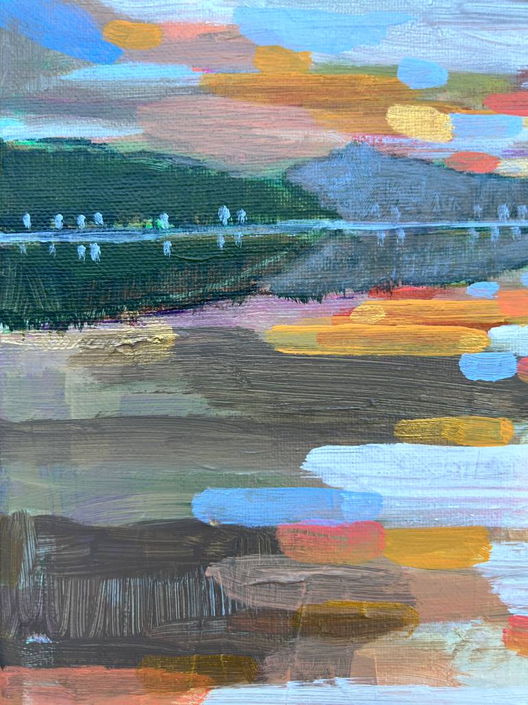 Original Abstract Expressionism Abstract Painting by Alissa Kim Tjen