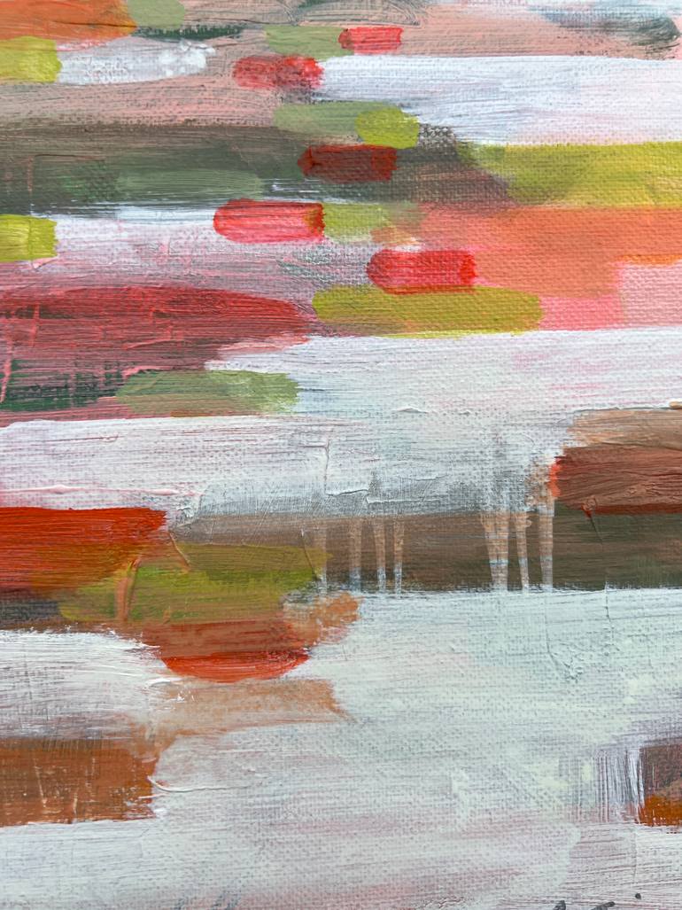 Original Abstract Expressionism Abstract Painting by Alissa Kim Tjen