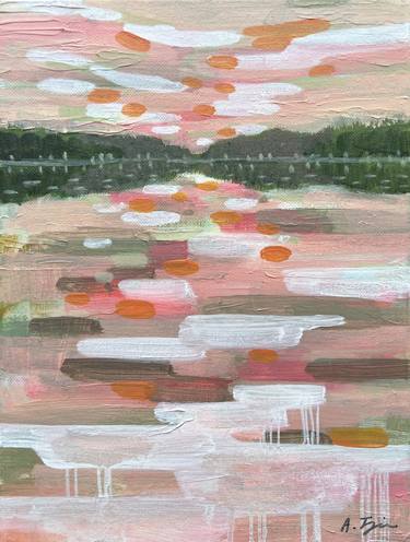 Original Abstract Expressionism Abstract Paintings by Alissa Kim Tjen