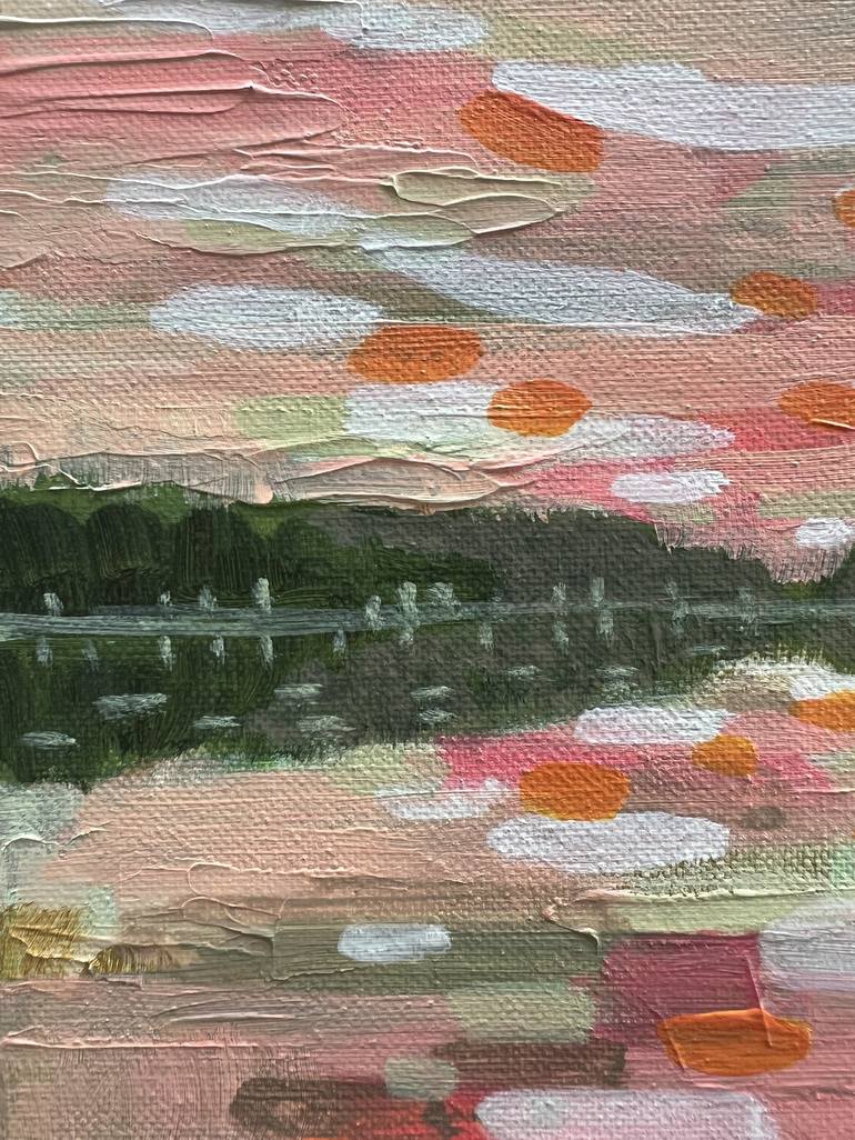 Original Abstract Expressionism Abstract Painting by Alissa Kim Tjen