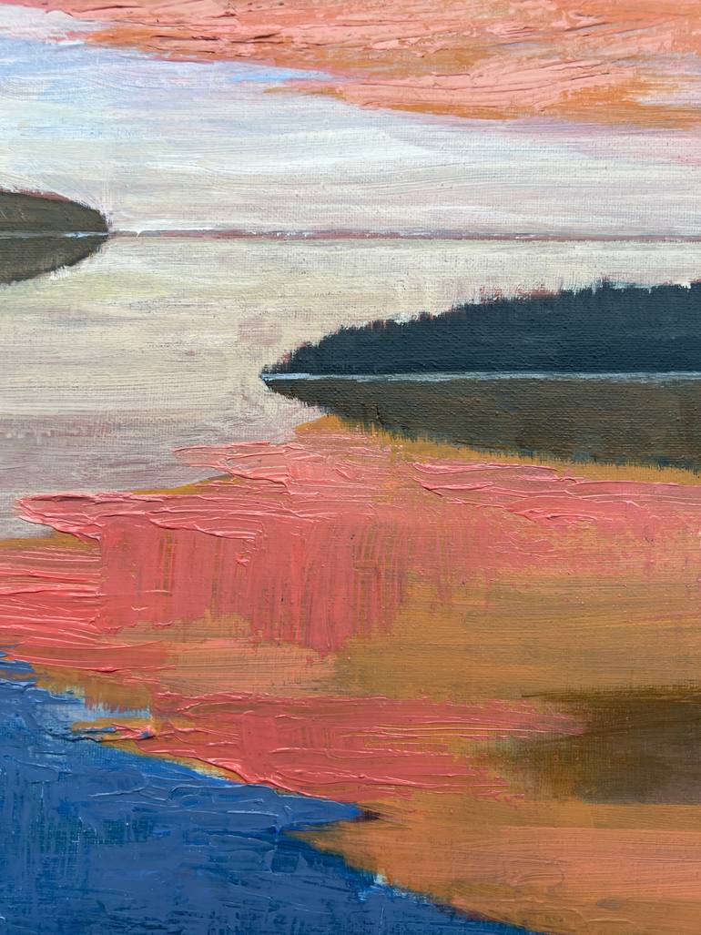 Original Impressionism Abstract Painting by Alissa Kim Tjen