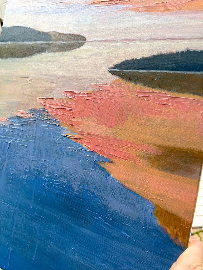 Original Impressionism Abstract Painting by Alissa Kim Tjen