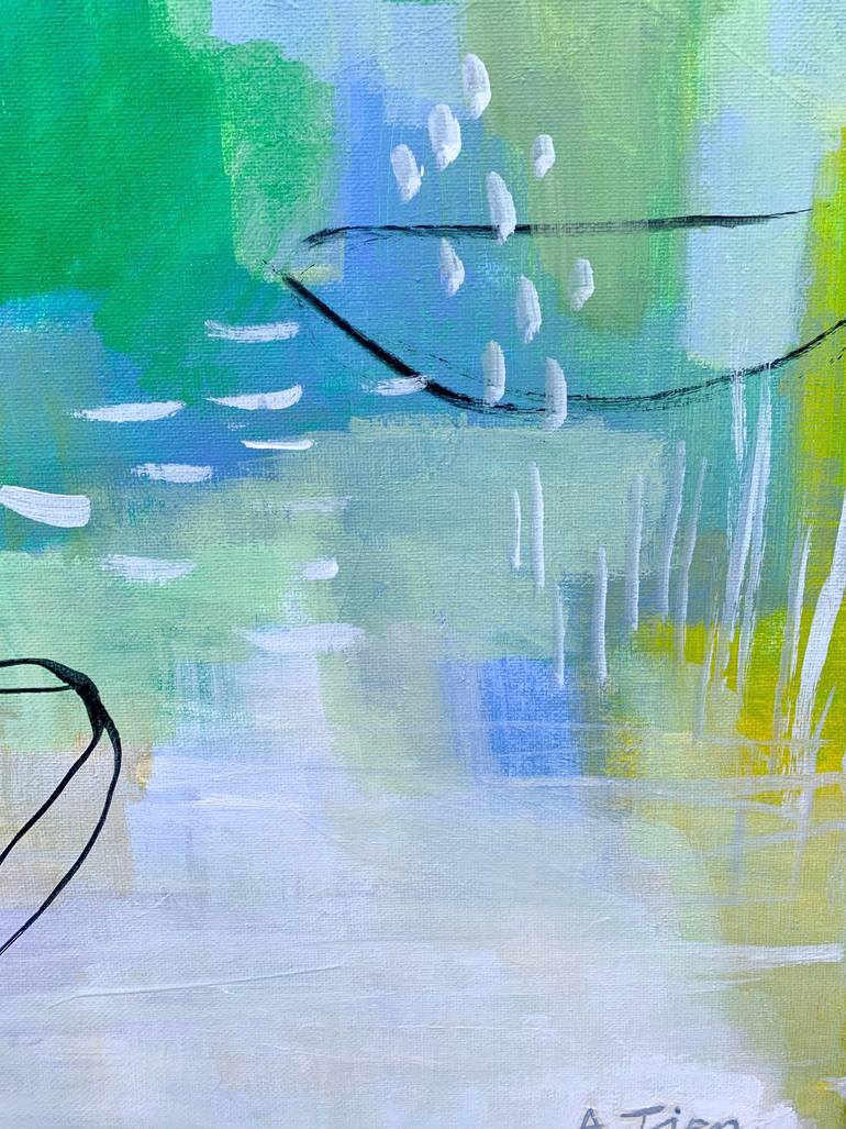 Original Expressionism Abstract Painting by Alissa Kim Tjen