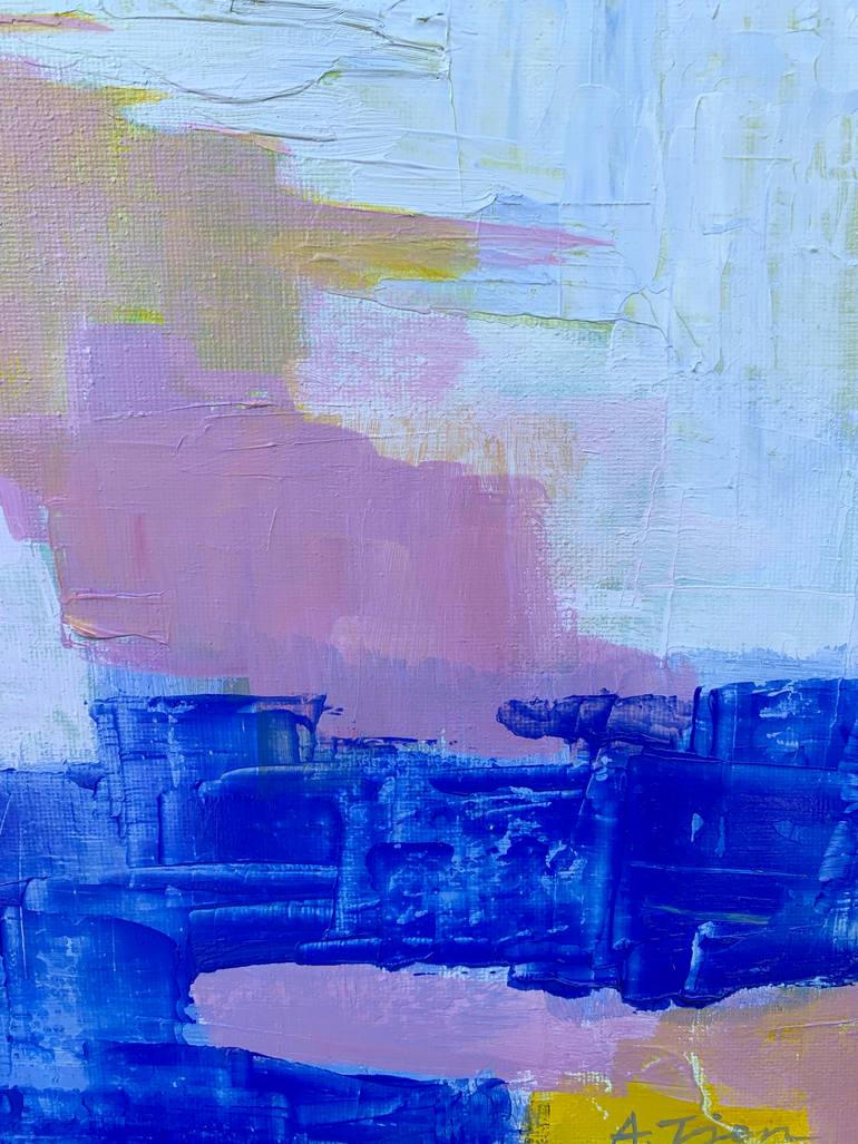 Original Abstract Expressionism Abstract Painting by Alissa Kim Tjen
