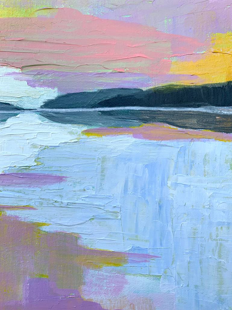 Original Abstract Expressionism Abstract Painting by Alissa Kim Tjen