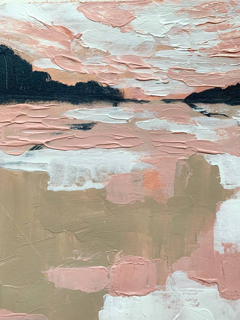 Original Abstract Expressionism Abstract Painting by Alissa Kim Tjen