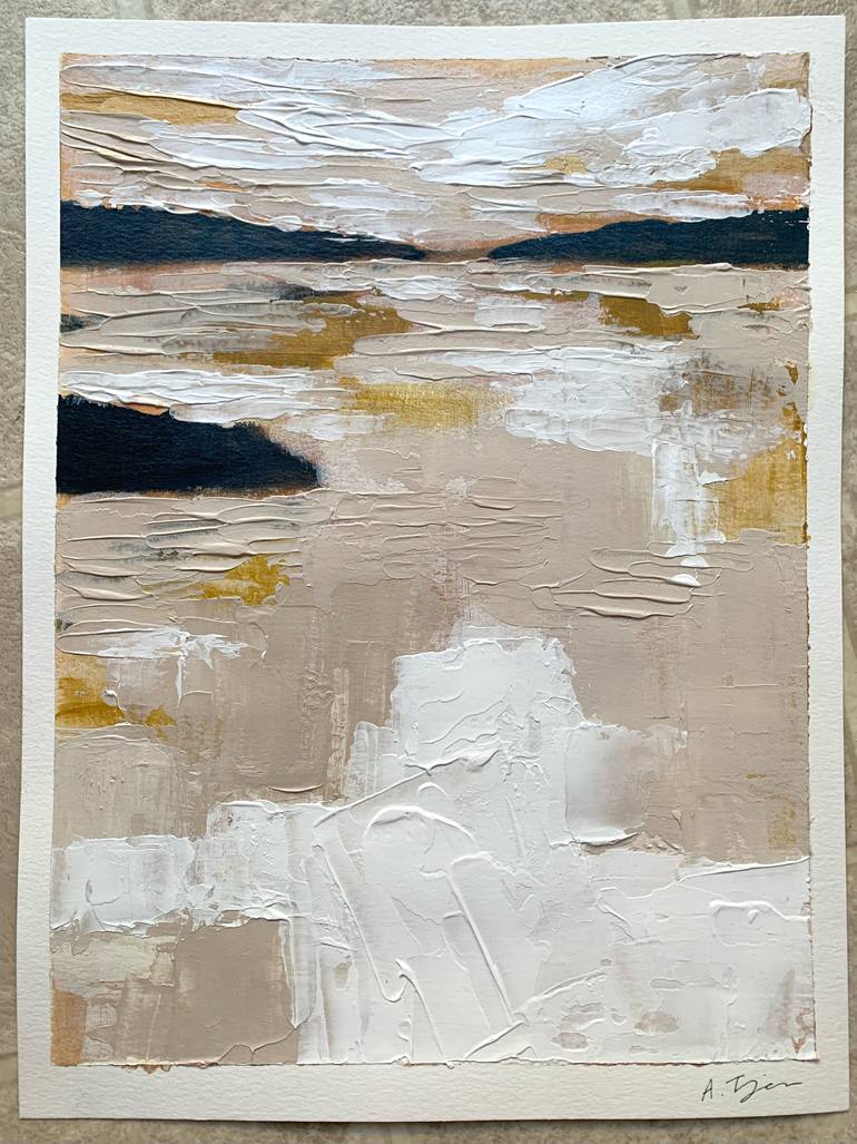 Original Abstract Expressionism Abstract Painting by Alissa Kim Tjen