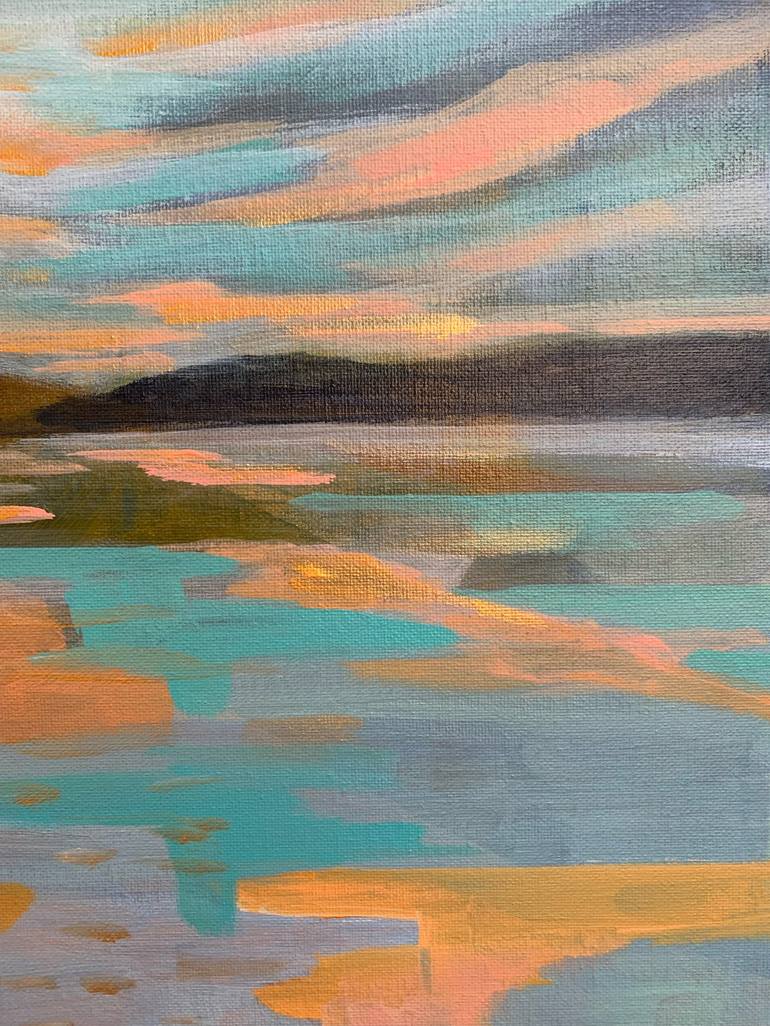 Original Abstract Landscape Painting by Alissa Kim Tjen