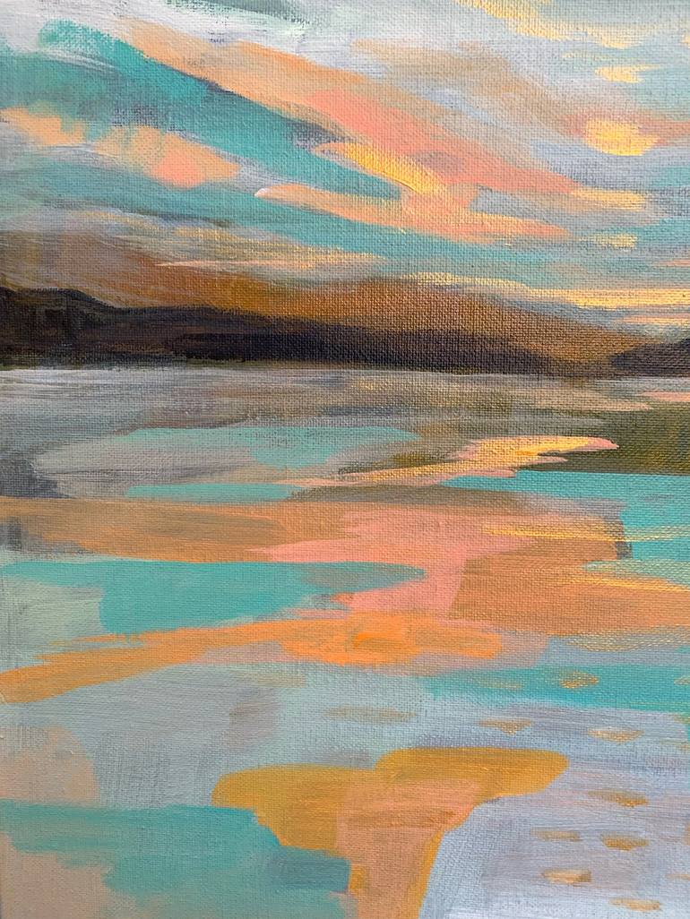 Original Abstract Landscape Painting by Alissa Kim Tjen