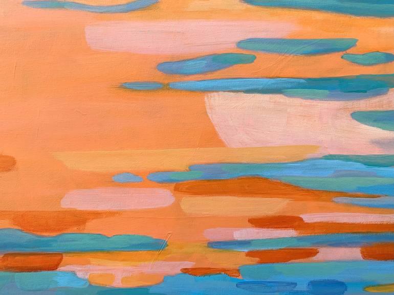 Original Abstract Landscape Painting by Alissa Kim Tjen