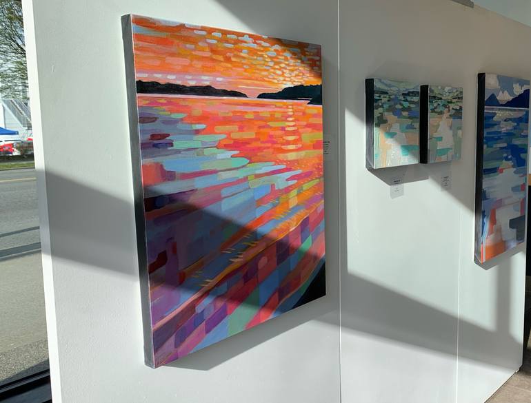 Original Abstract Expressionism Abstract Painting by Alissa Kim Tjen