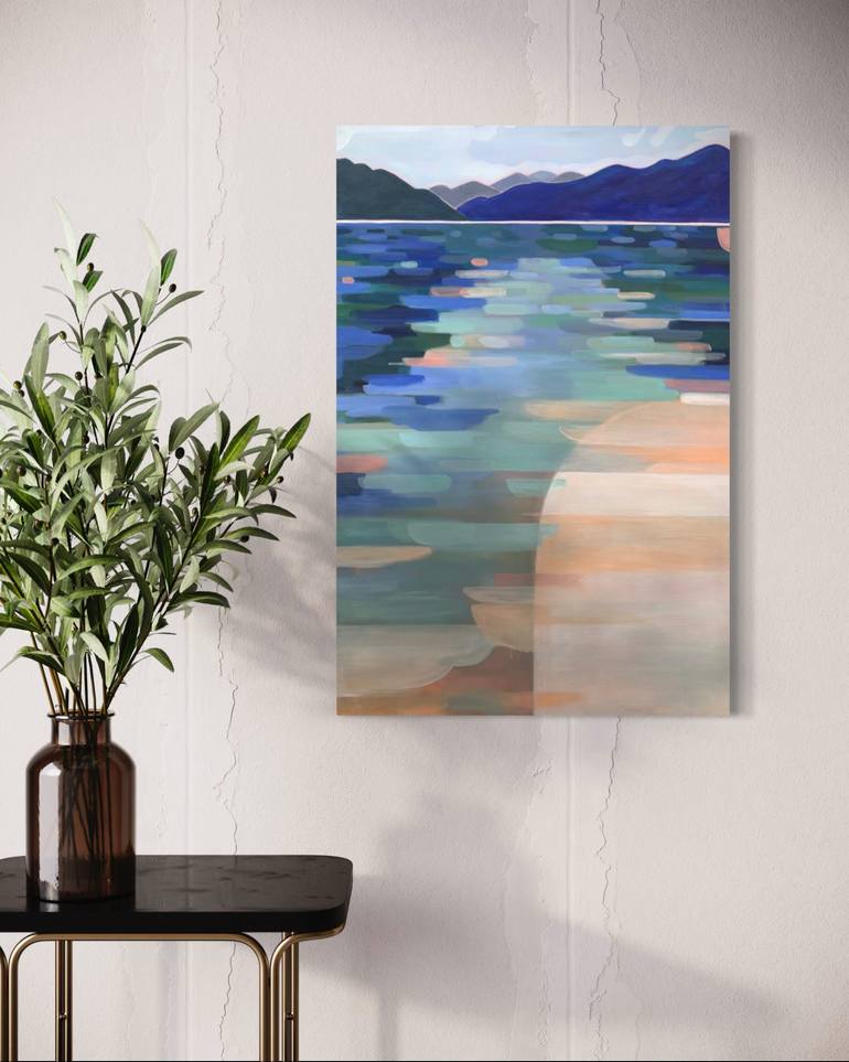 Original Impressionism Abstract Painting by Alissa Kim Tjen