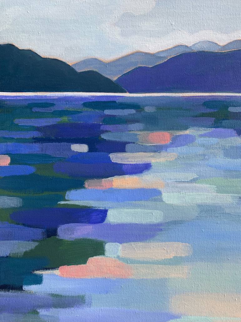 Original Impressionism Abstract Painting by Alissa Kim Tjen