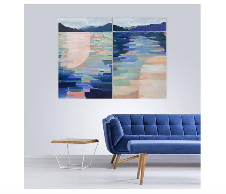 Original Impressionism Abstract Painting by Alissa Kim Tjen