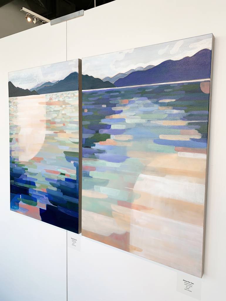 Original Impressionism Abstract Painting by Alissa Kim Tjen