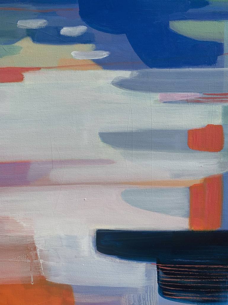 Original Abstract Landscape Painting by Alissa Kim Tjen