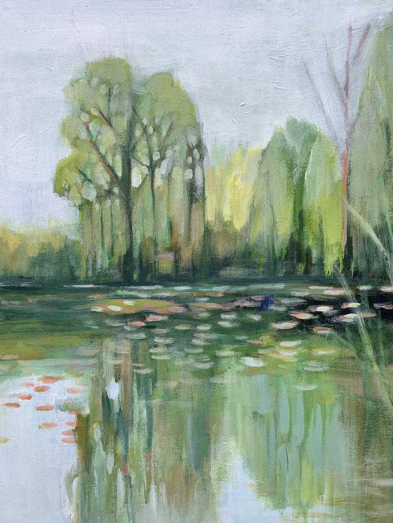 Original Impressionism Landscape Painting by Alissa Kim Tjen