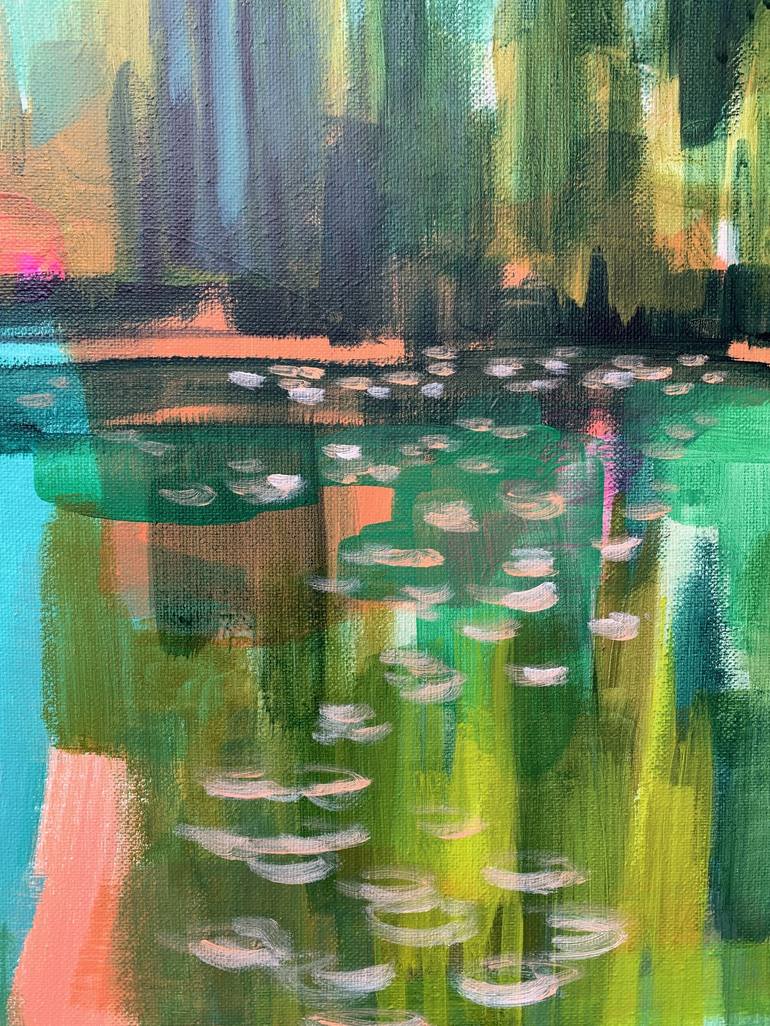 Original Abstract Expressionism Abstract Painting by Alissa Kim Tjen