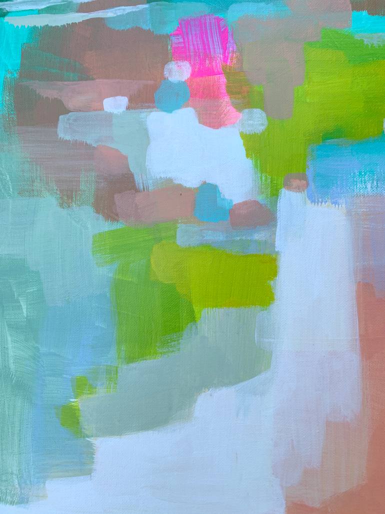 Original Abstract Expressionism Abstract Painting by Alissa Kim Tjen