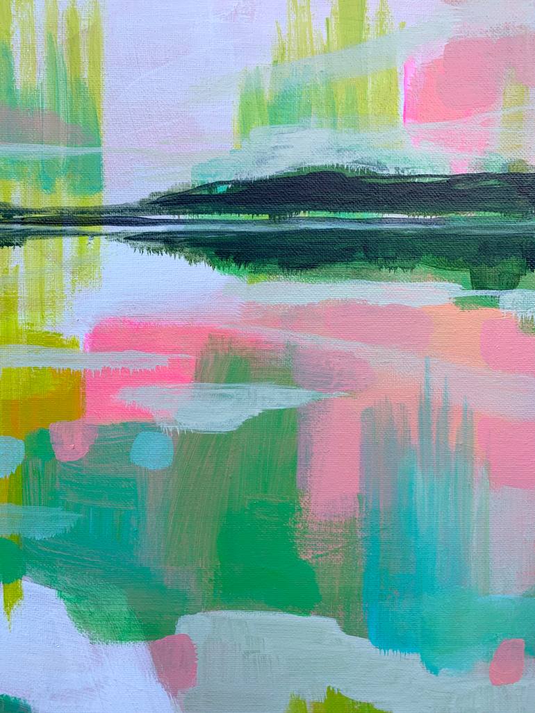 Original Abstract Expressionism Abstract Painting by Alissa Kim Tjen