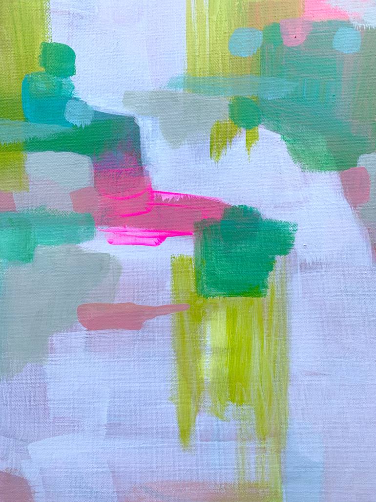 Original Abstract Expressionism Abstract Painting by Alissa Kim Tjen