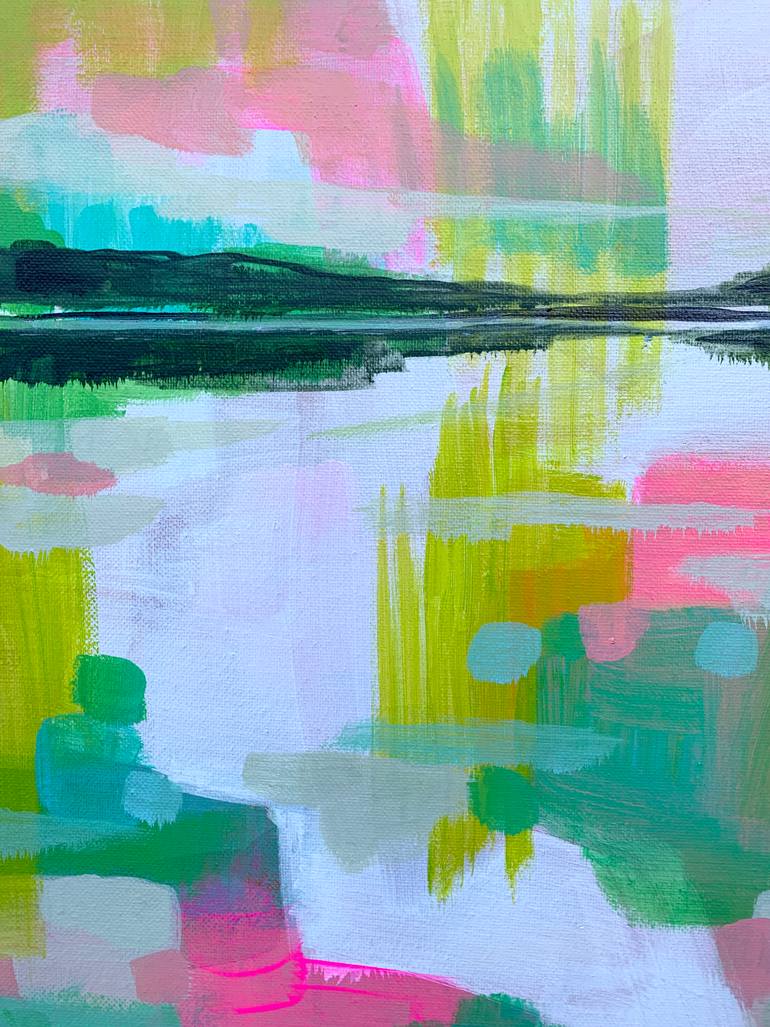 Original Abstract Expressionism Abstract Painting by Alissa Kim Tjen