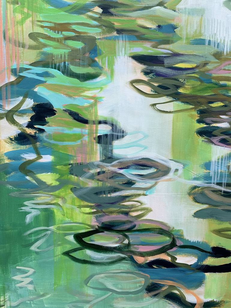 Original Abstract Painting by Alissa Kim Tjen