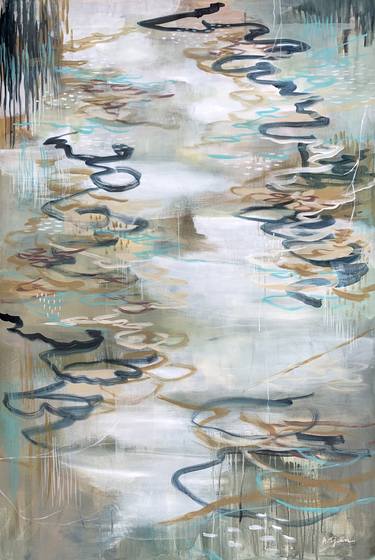 Original Abstract Expressionism Abstract Paintings by Alissa Kim Tjen