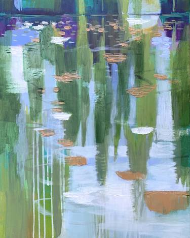 Original Abstract Landscape Paintings by Alissa Kim Tjen