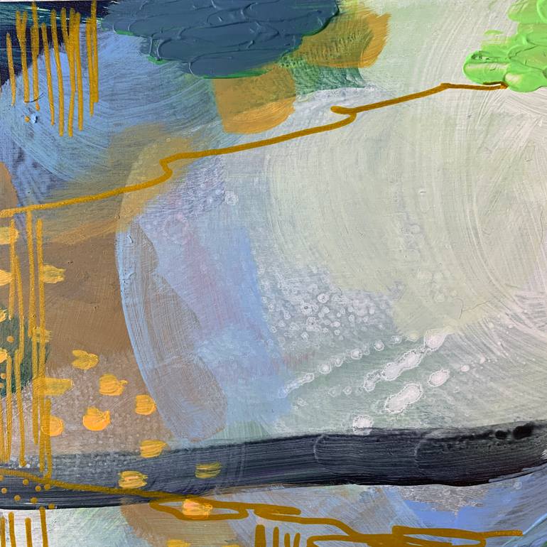 Original Abstract Expressionism Abstract Painting by Alissa Kim Tjen