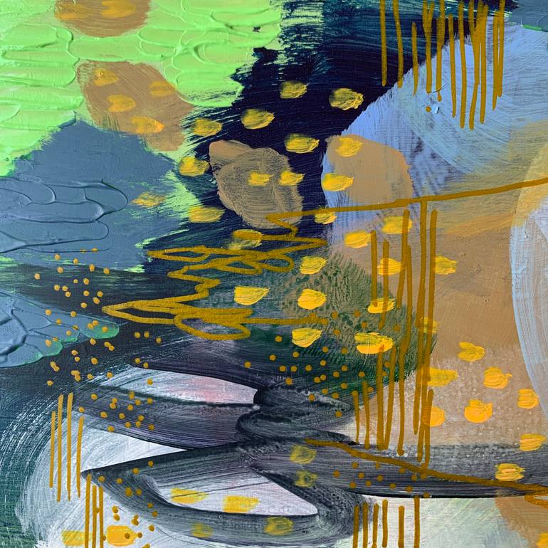 Original Abstract Expressionism Abstract Painting by Alissa Kim Tjen