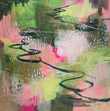 Original Abstract Landscape Paintings by Alissa Kim Tjen