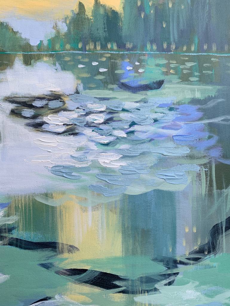 Original Abstract Landscape Painting by Alissa Kim Tjen